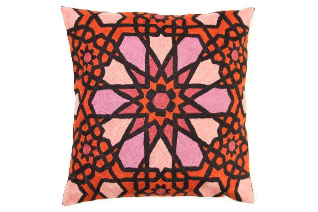 crewel pillows, kashmir modernart gallery kashmir modernart gallery Modern garden Accessories & decoration