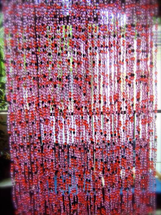 Pomegranate Purple-Red Gold Bead Curtain, Memories of a Butterfly: Bead Curtains & Room Dividers Memories of a Butterfly: Bead Curtains & Room Dividers Salon rustique Accessoires & décorations