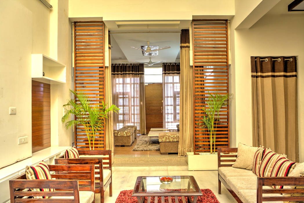 The House of Yellow Shadows, Studio An-V-Thot Architects Pvt. Ltd. Studio An-V-Thot Architects Pvt. Ltd. Case moderne