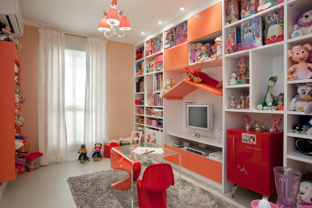 Girl's Playroom, Orlane Santos Arquitetura Orlane Santos Arquitetura Nowoczesny pokój dziecięcy