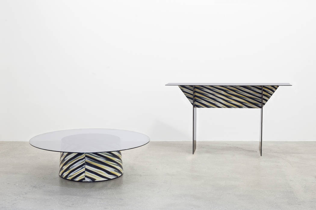 “Totem” console et la table “Stromboli” , Studio Fastrez Studio Fastrez