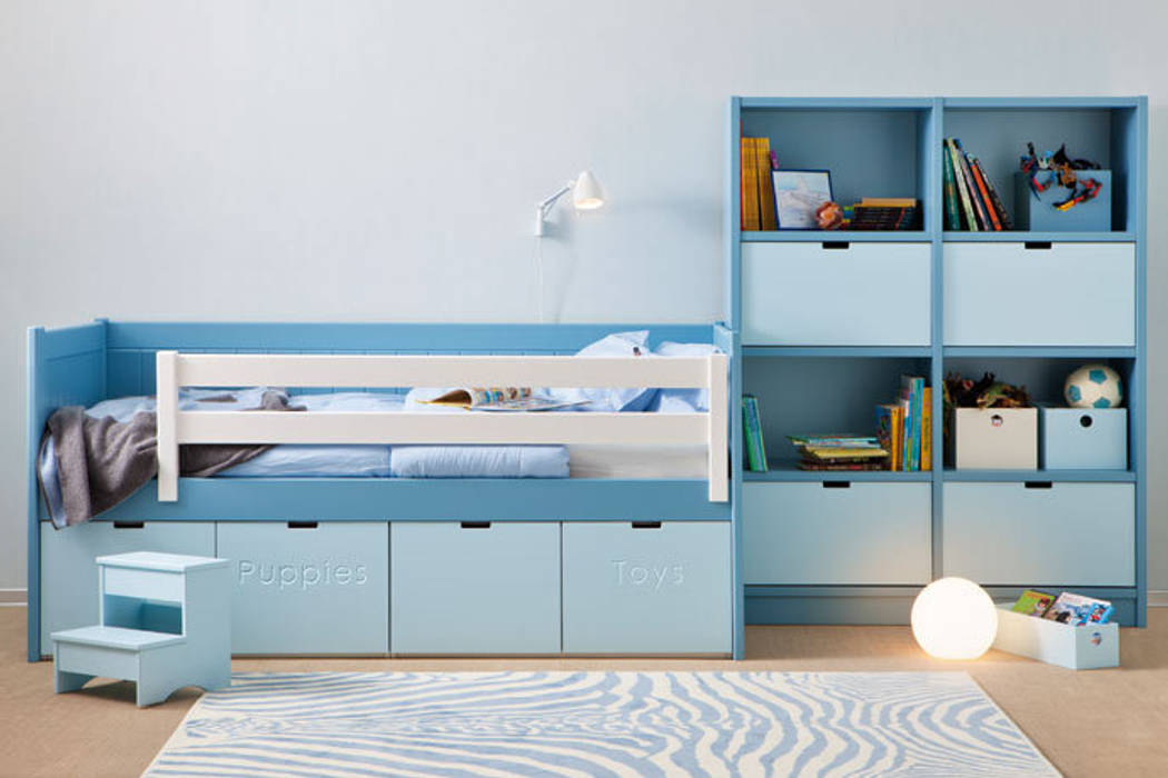 Habitación infantil con cama nido juguetero Sofás Camas Cruces Cuarto para niños