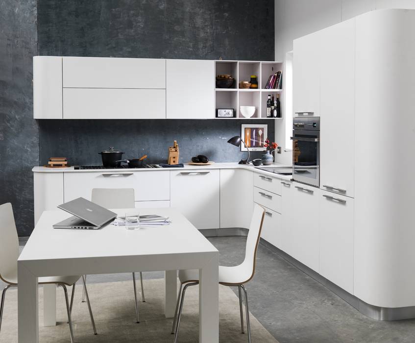 Cucina Piana LACCATA LUCIDA, gentili group gentili group Moderne keukens Opbergen