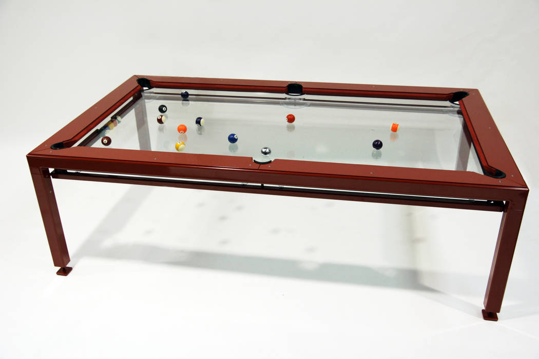 G4 Glass Pool Table, Quantum Play Quantum Play ミニマルデザインの 多目的室 家具