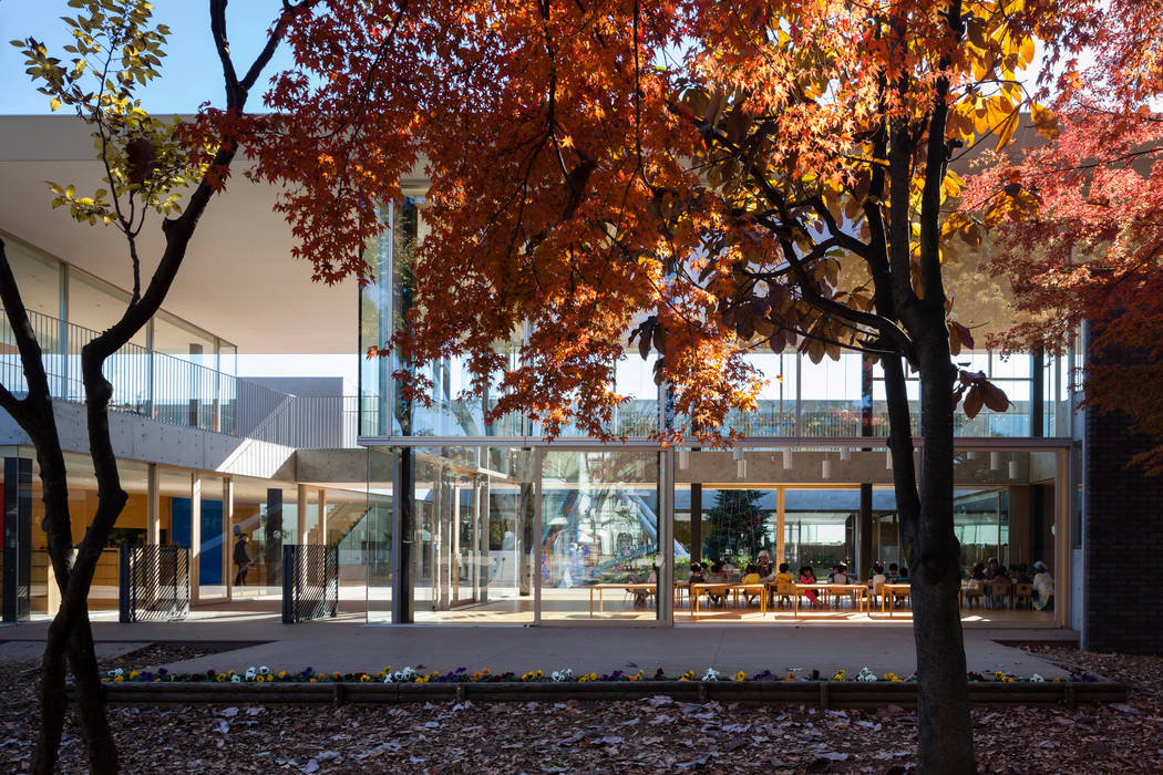 Higashimurayama Musashino Nursery, Muramatsu Architects Muramatsu Architects مساحات تجارية مدارس