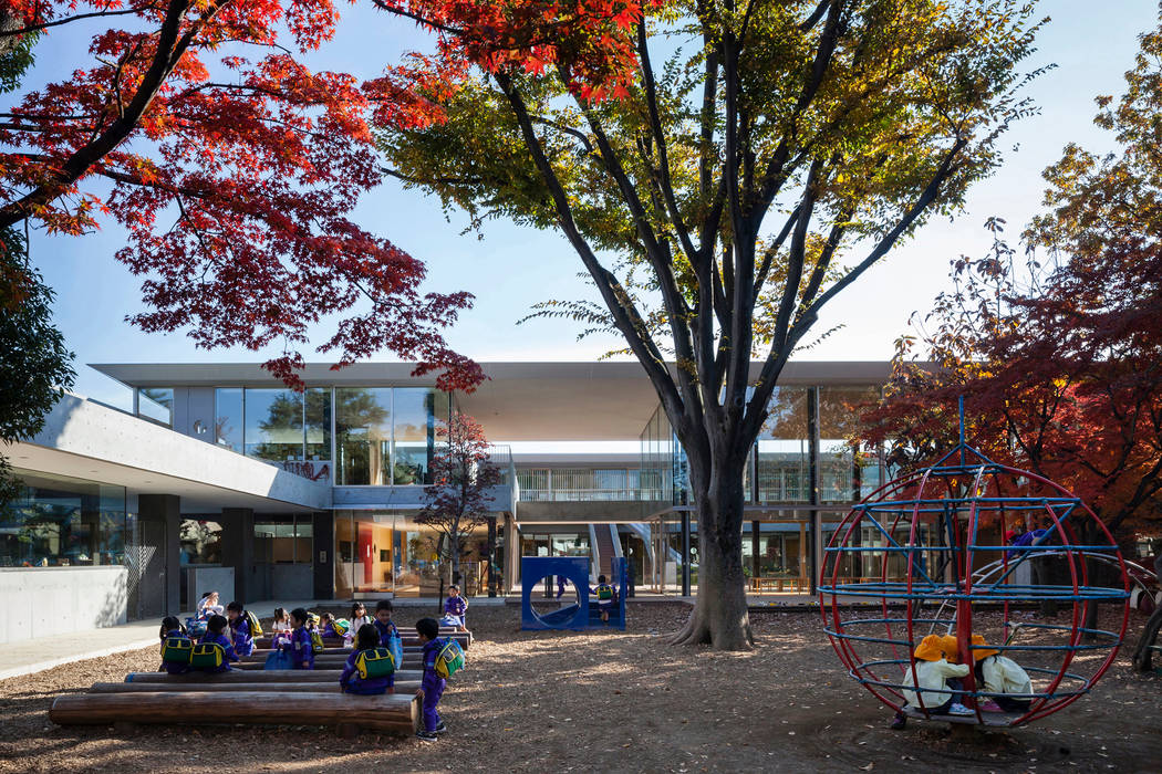 Higashimurayama Musashino Nursery, Muramatsu Architects Muramatsu Architects พื้นที่เชิงพาณิชย์ โรงเรียน