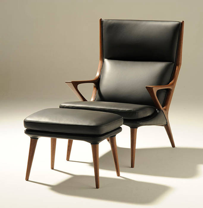 CREER PERSONAL CHAIR, PRIME DESIGN OFFICE PRIME DESIGN OFFICE リビング 椅子