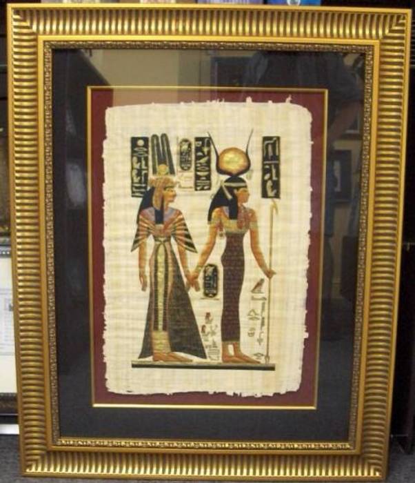 ORIGINAL EGYPTIAN PAPYRUS PAINTINGS SHEEVIA INTERIOR CONCEPTS ArtworkPictures & paintings