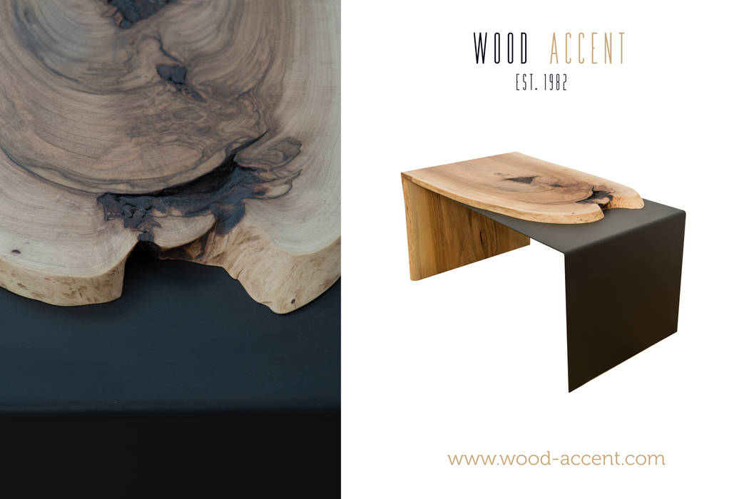 WOOD ACCENT, WOOD ACCENT WOOD ACCENT Nowoczesny salon Stoliki