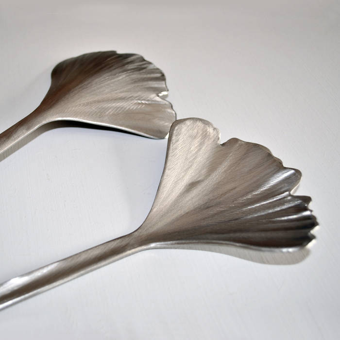 GINKGO BILOBA - Stainless Steel Spoons, RYBA RYBA Modern kitchen Cutlery, crockery & glassware