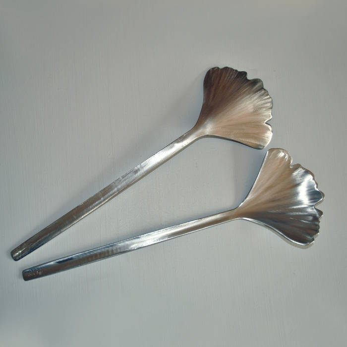 GINKGO BILOBA - Stainless Steel Spoons, RYBA RYBA モダンな キッチン 食器＆ガラス製品