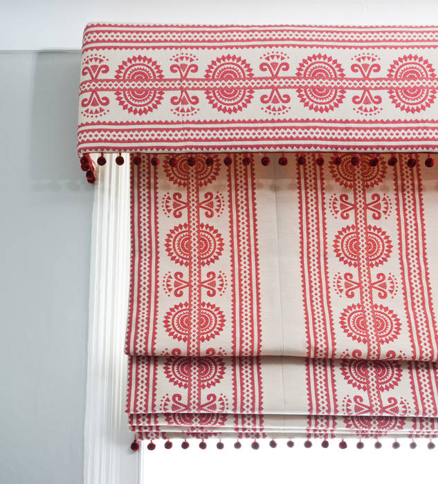 Kurpie :: Fabric :: Red Julia Brendel Limited Living room Accessories & decoration