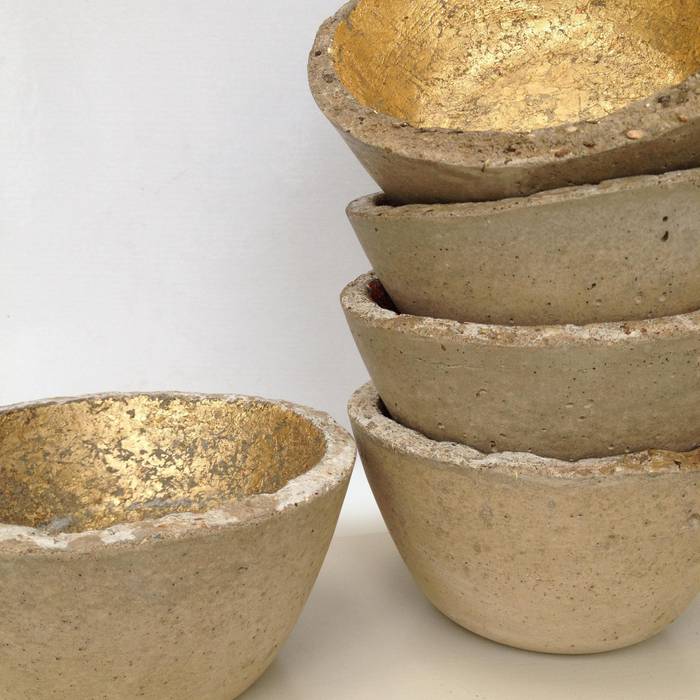 Concrete bowls An Artful Life Rumah Modern Accessories & decoration