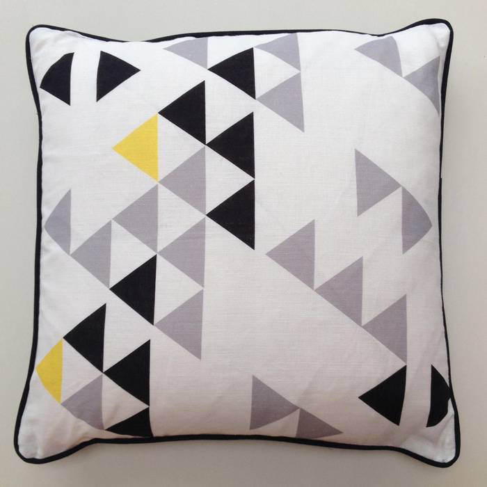 Polygon cushion by A Mind's Eye An Artful Life Modern Houses Homewares