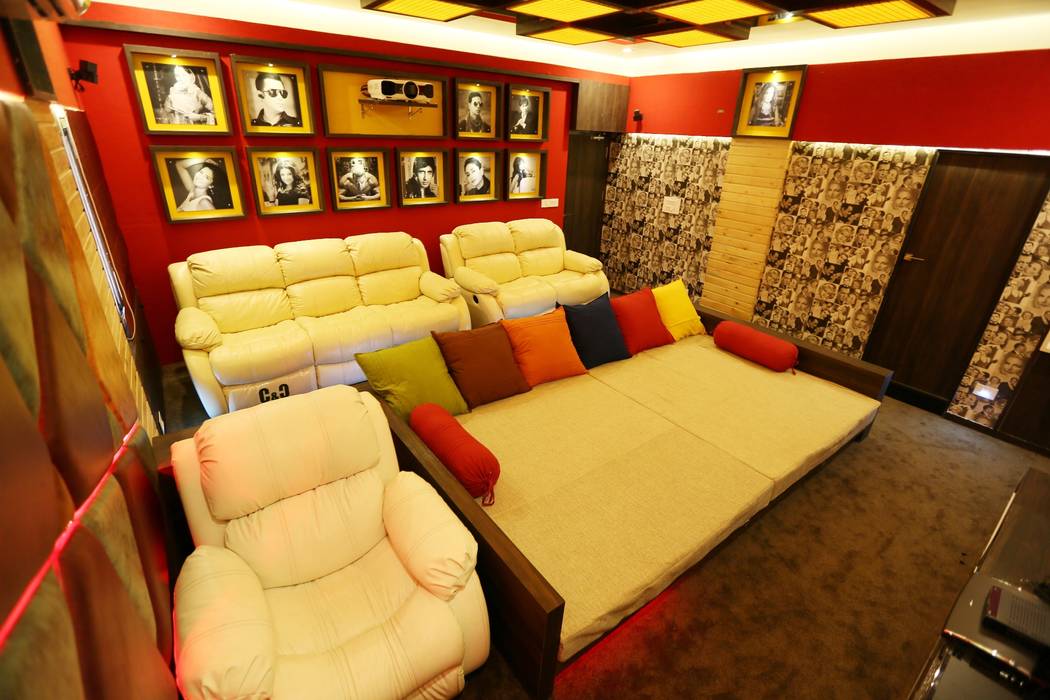 Home Theater malvigajjar Modern media room