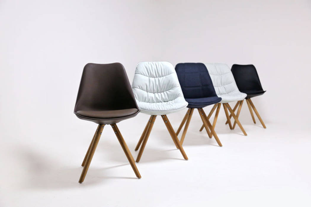 Collection de chaises scandinaves IkÔn, Zago Store Zago Store 北欧デザインの ダイニング テーブル