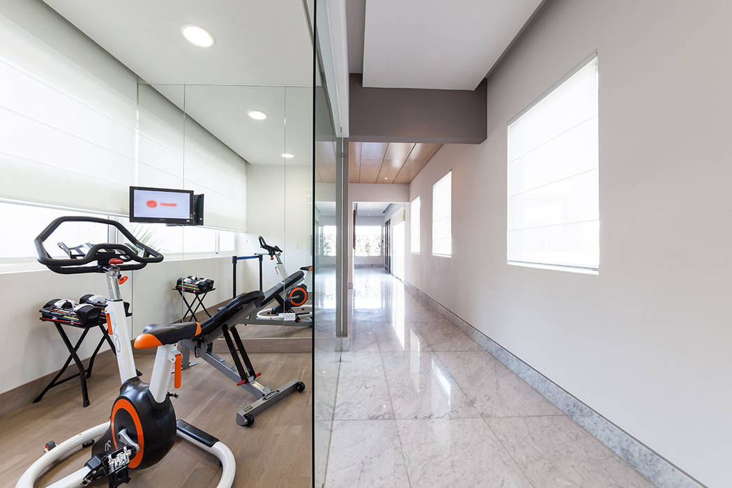 Casa Sorteo Tec No.191, ARQUIPLAN ARQUIPLAN Modern gym