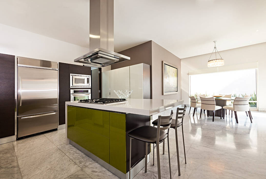 Casa Sorteo Tec No.191, ARQUIPLAN ARQUIPLAN Built-in kitchens