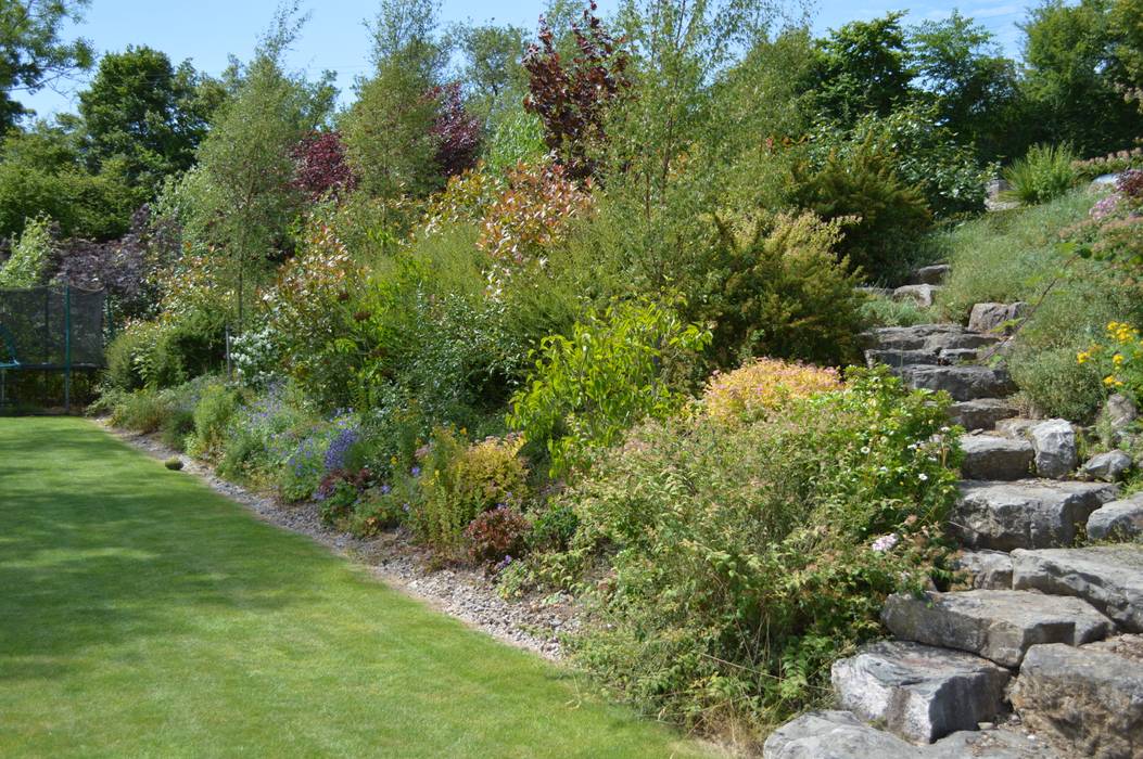 Large Terraced Garden, Unique Landscapes Unique Landscapes Jardin rural