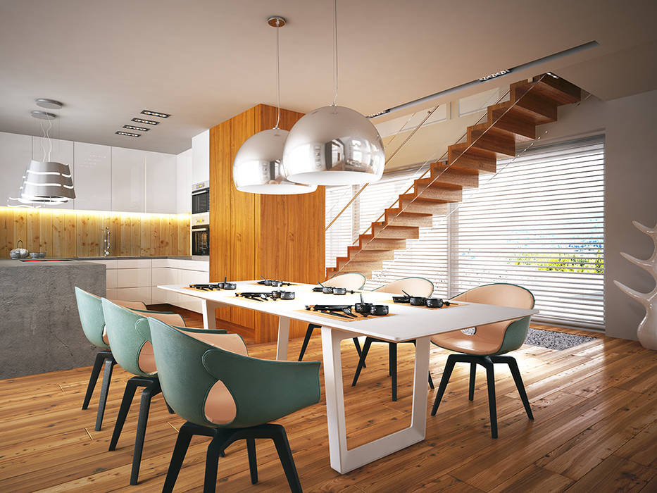 homify Modern dining room