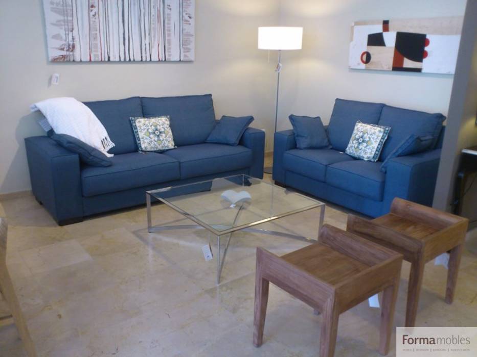 ESCAPARATE JULIO-AGOSTO 2015, FORMA MOBLES FORMA MOBLES Mediterrane Wohnzimmer Sofas und Sessel