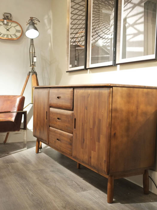 Mid Century Style Walnut Sideboard, Cambrewood Cambrewood Living Room Cupboards & sideboards