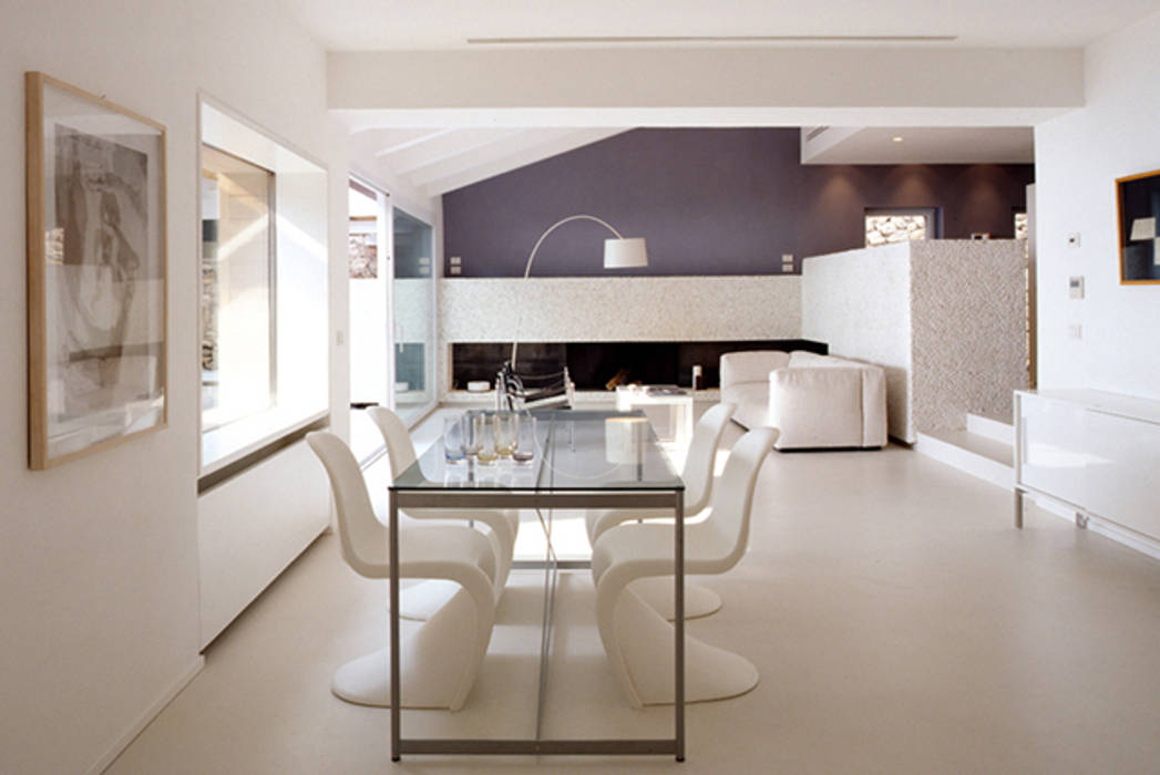 Casa al Monte Argentario, stipa architettura stipa architettura Ruang makan: Ide desain, inspirasi & gambar