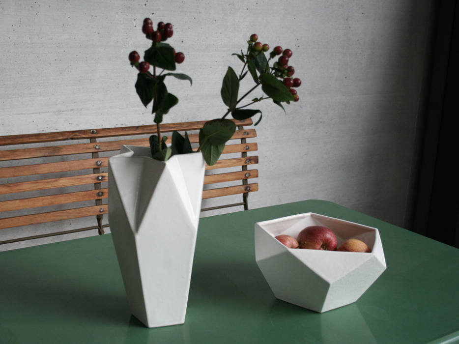 Geometrische Keramikserie 5Eck-Familie , Raum B Raum B Salas Accesorios y decoración