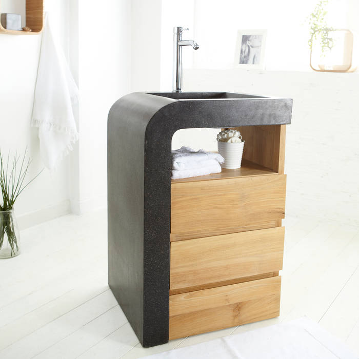 Mary Mei homify Salle de bain moderne Lavabos