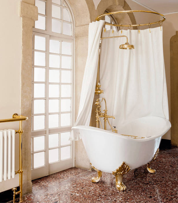 Vasche in ghisa, Gentry Home Gentry Home Phòng tắm: thiết kế nội thất · bố trí · ảnh Bathtubs & showers