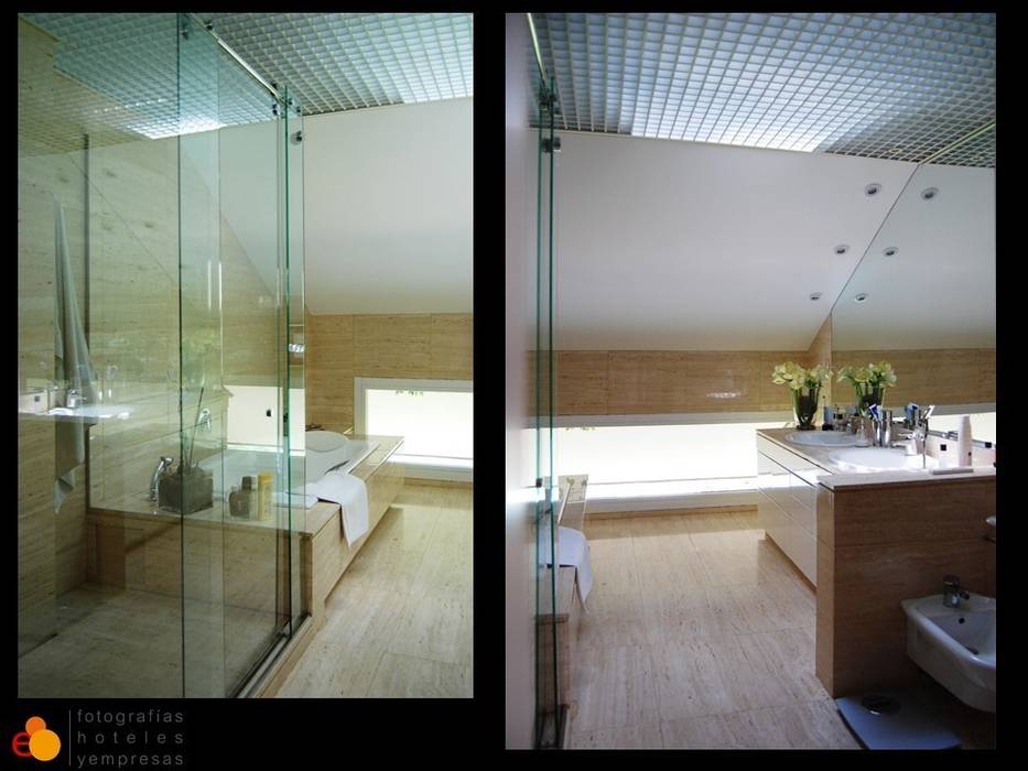 Baño principal gesHAB Interiorismo Casas de estilo moderno