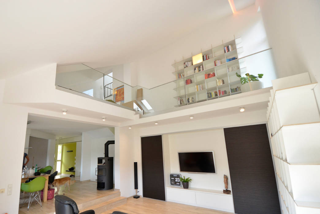 Umbau 90er Jahre Wohnhaus Moderne Wohnzimmer Von Honeyandspice Innenarchitektur Design Modern Homify