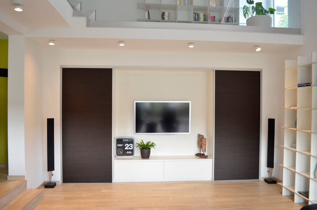 Umbau 90er Jahre Wohnhaus Moderne Wohnzimmer Von Honeyandspice