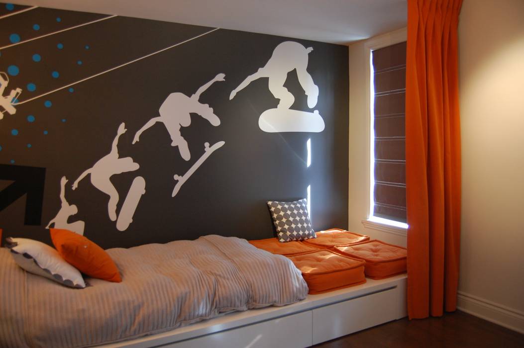 Chambre à coucher de garçon, CMC Designer CMC Designer Dormitorios infantiles de estilo moderno