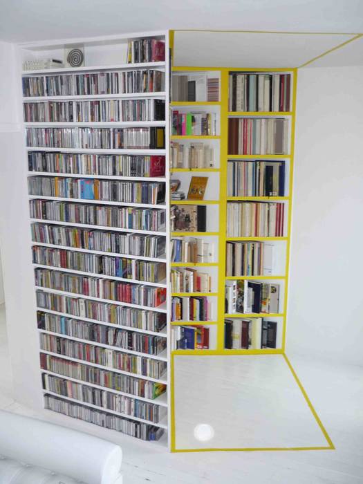 Bibliothèque design MMF6, Patrice Hamel Patrice Hamel ห้องทำงาน/อ่านหนังสือ ที่เก็บของ