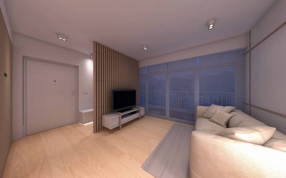 SL's RESIDENCE, arctitudesign arctitudesign Modern living room TV stands & cabinets
