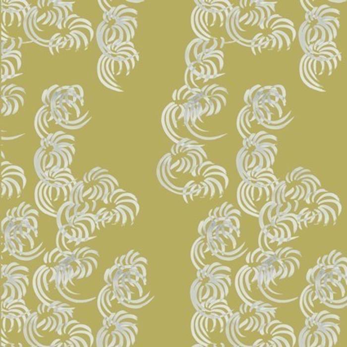 Fullblown- ming yellow The Biggest Blanket Company Modern walls & floors Wallpaper