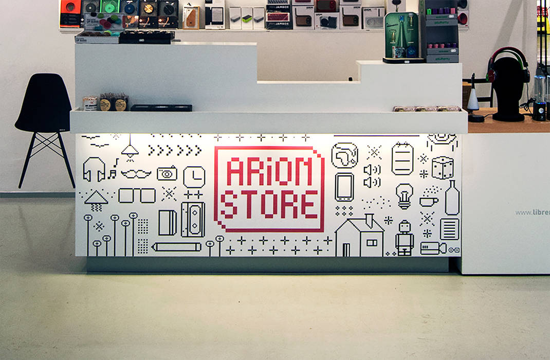 Arion Store – Interior & Furniture Design by Studio Algoritmo, Studio Algoritmo Studio Algoritmo Commercial spaces Offices & stores