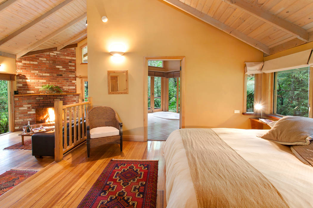 Australian Rainforest Retreat, Woodlands Rainforest Retreat Woodlands Rainforest Retreat Estilo rural