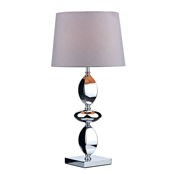 Polished chrome table lamps, Socket Store Socket Store Moderne Wohnzimmer Beleuchtung