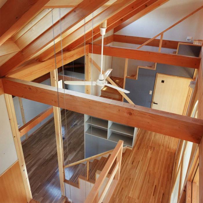 interior view H.Maekawa Architect & Associates オリジナルスタイルの 寝室