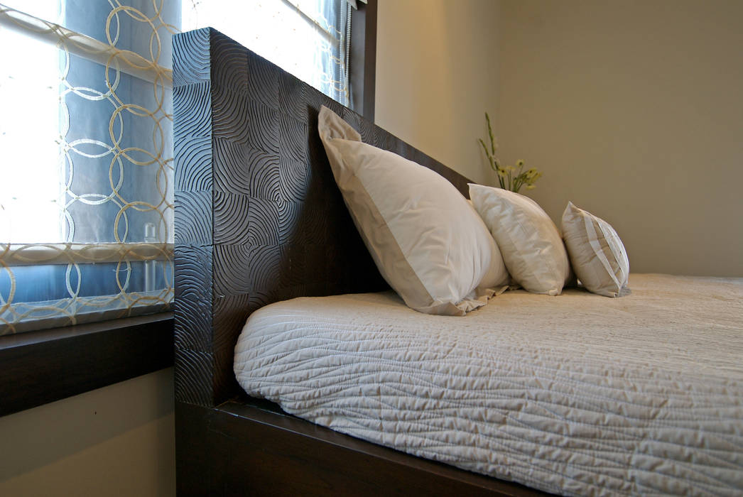 HeadBoard Details homify Minimalist bedroom