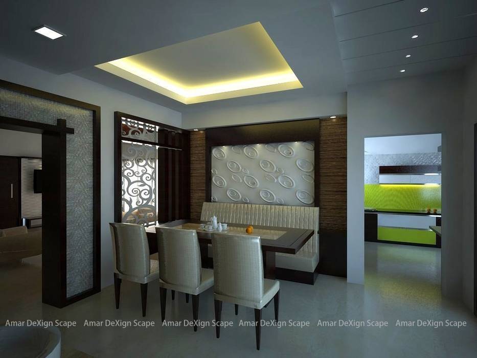 Residential Interiors, Amar DeXign Scape Amar DeXign Scape Asian style living room