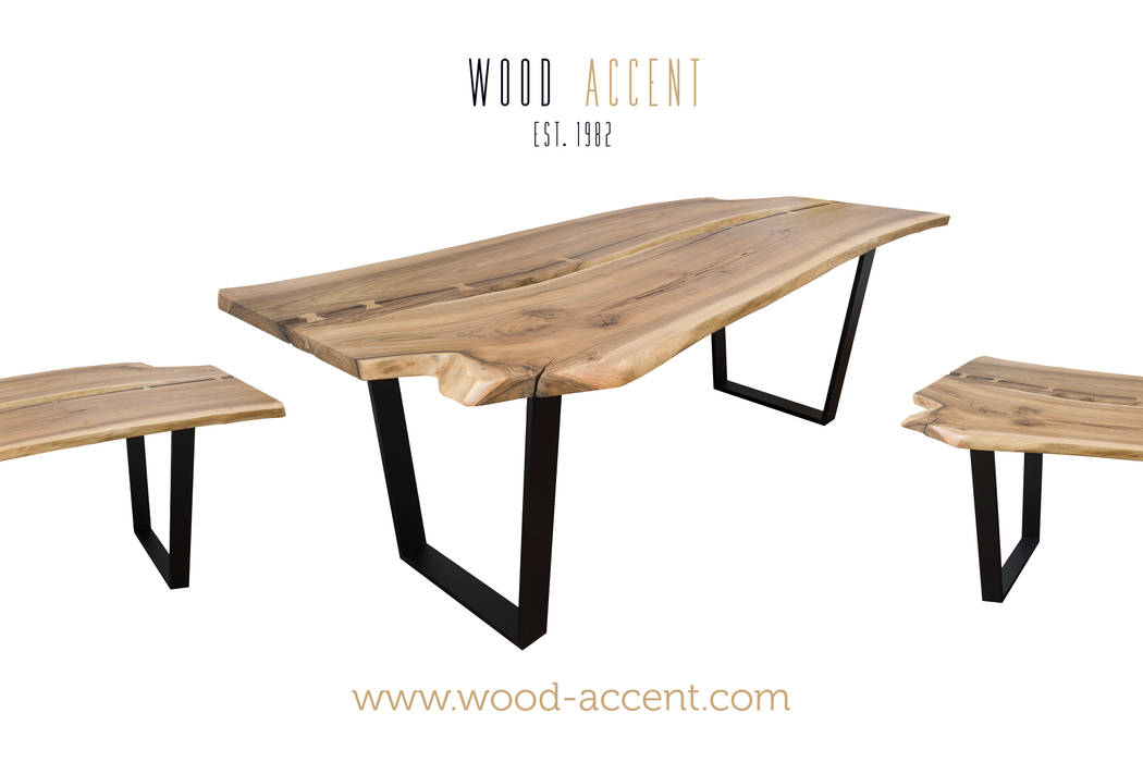 UNIQUE WOODEN TABLE , WOOD ACCENT WOOD ACCENT Scandinavian style dining room Tables