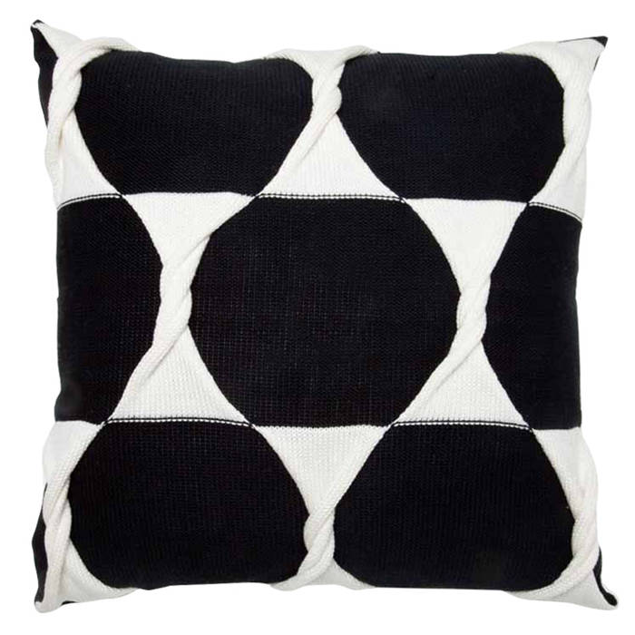 Twist Cushion - Jet From Brighton With Love Modern style bedroom Textiles