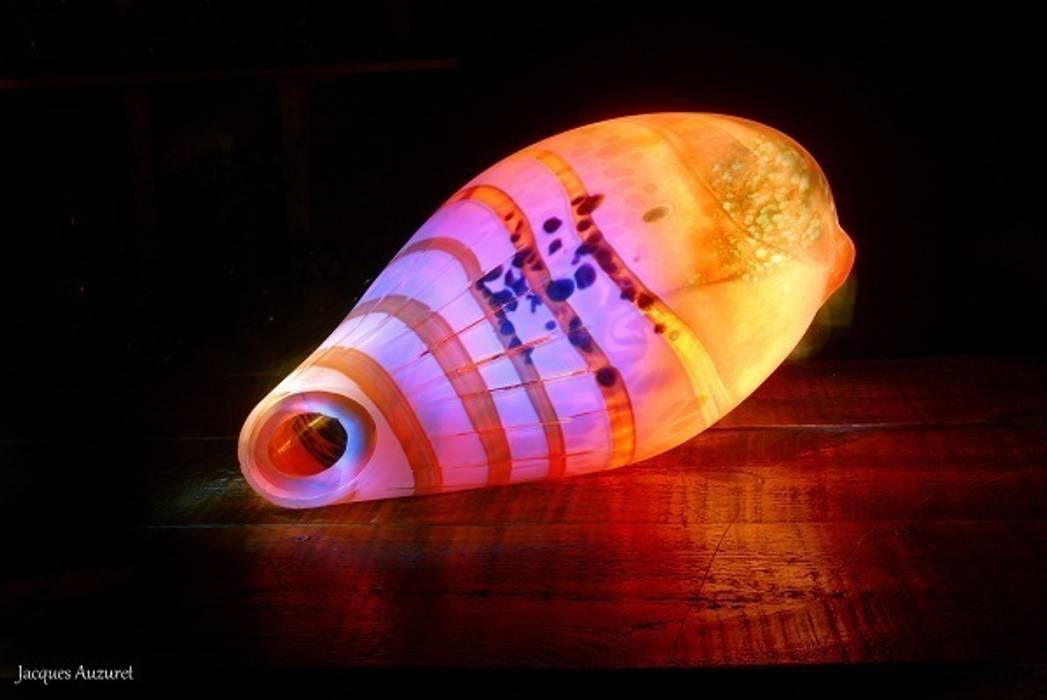 Lampe coquillage Alexandre Vieira - Verrier d'Art - Souffleur de verre Autres espaces Objets d'art