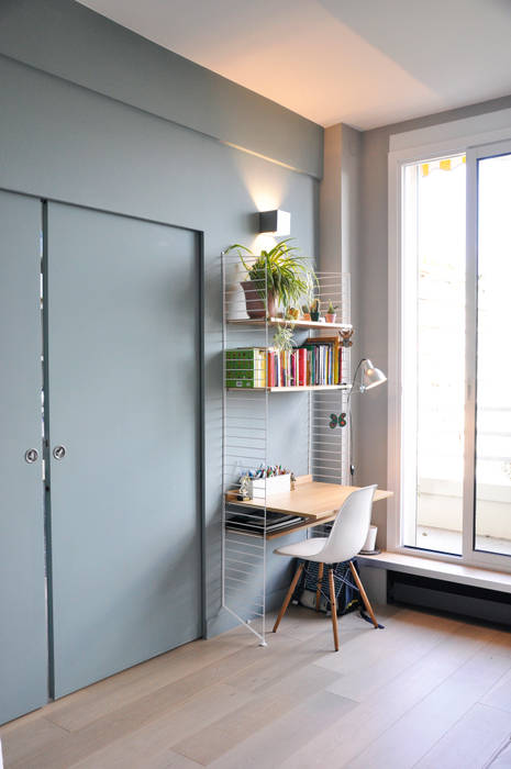 APPARTEMENT PARIS XVI, Barbara Sterkers , architecte d'intérieur Barbara Sterkers , architecte d'intérieur Bureau moderne