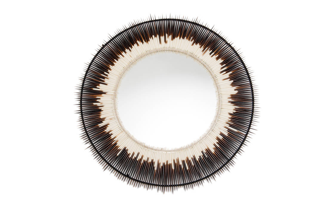 Porcupine Quill Mirror From Africa Modern houses Accessories & decoration