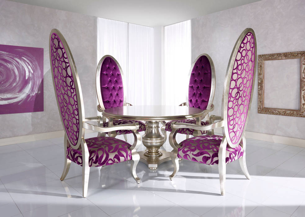 Art. 3319/A - Throne & Tables, BelloSedie BelloSedie クラシックデザインの リビング アクセサリー＆デコレーション