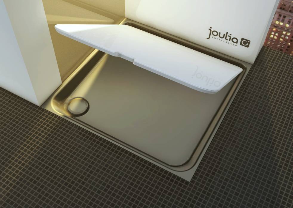 Joulia - Die erste Duschwanne mit integrierter Wärmerückgewinnung., Joulia Joulia Kamar mandi: Ide desain interior, inspirasi & gambar Bathtubs & showers